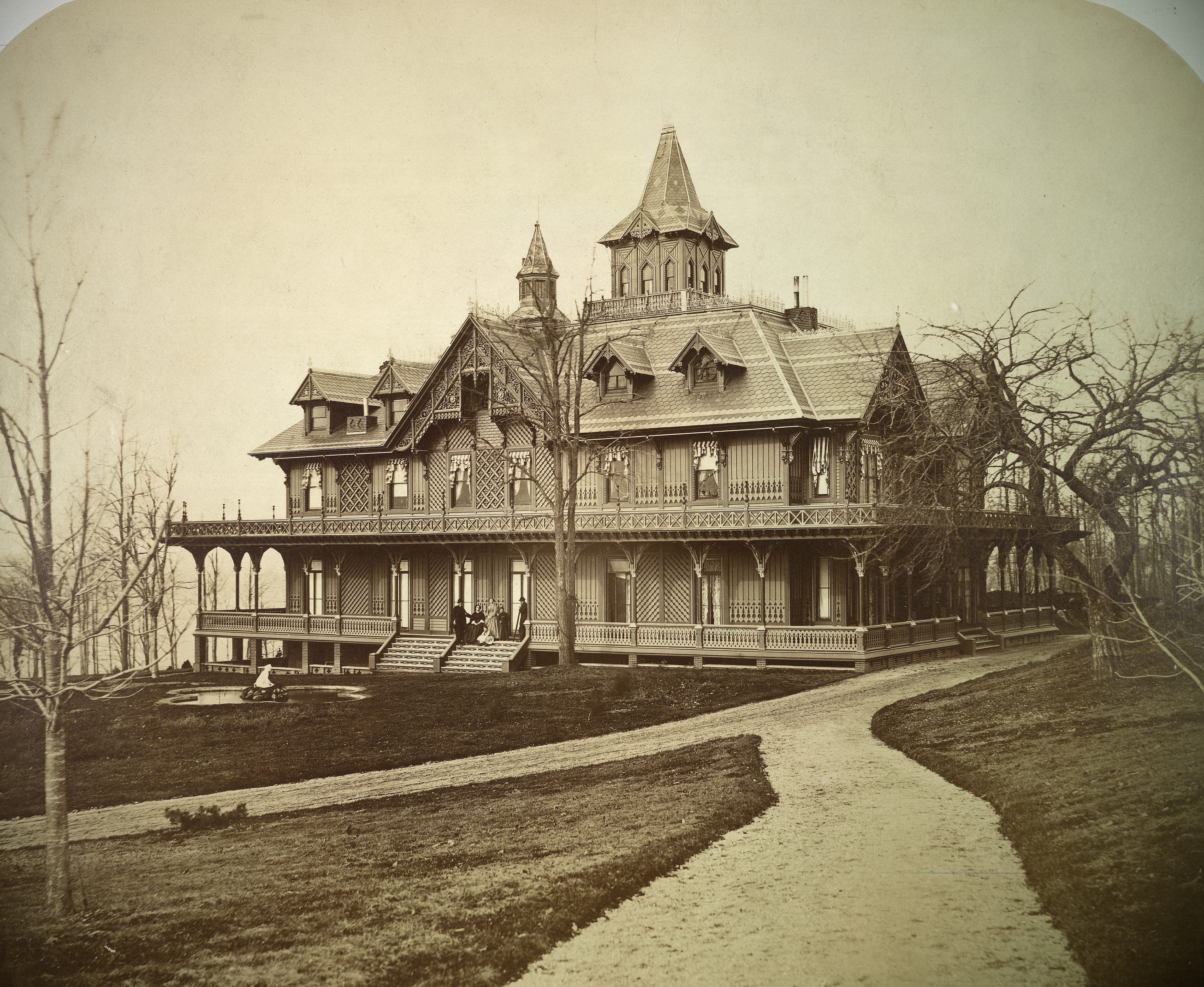 Glen Chalet, Glen Cove, Long Island (1864) RIBA Collections